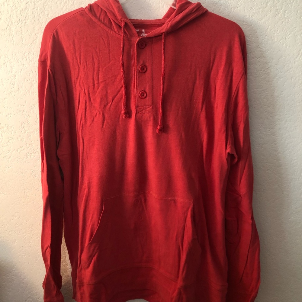 Three button sweatshirt